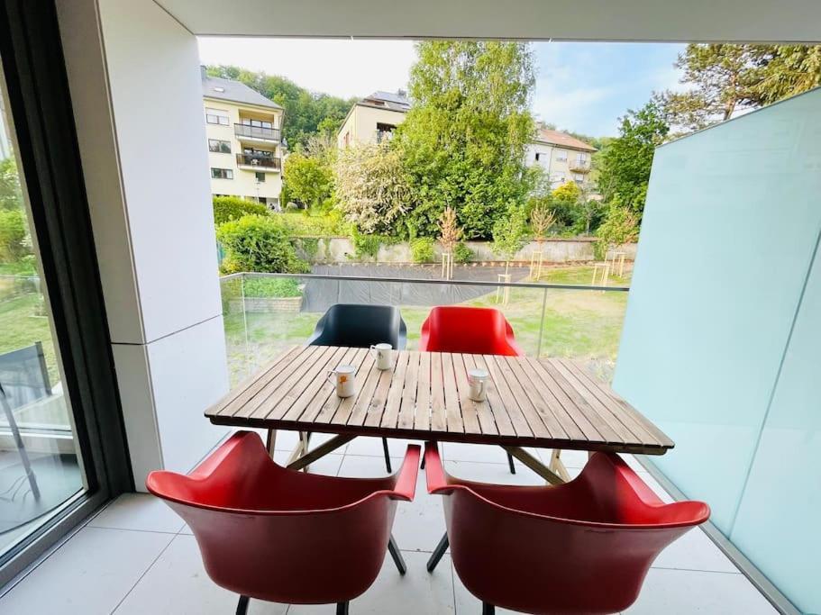 Apartment Luxury Flat In Center With Parking & Terrace Luxemburg